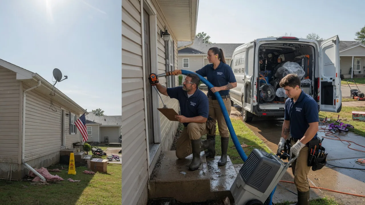 Ceiling Water Damage Restoration in Leesburg, OH near me